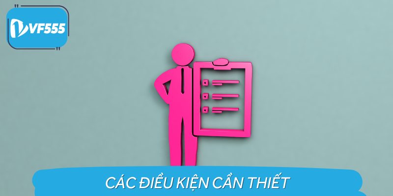 Đảm bảo có tài khoản đã đăng ký là điều kiện tiên quyết.